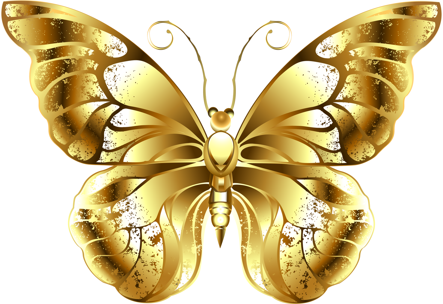 Jewelry Gold Butterfly